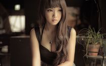 Cute and young asian girl